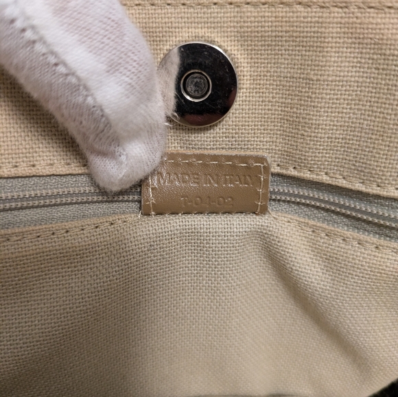 Burberry pink candy canvas pvc tote bag - Picture 5 of 9